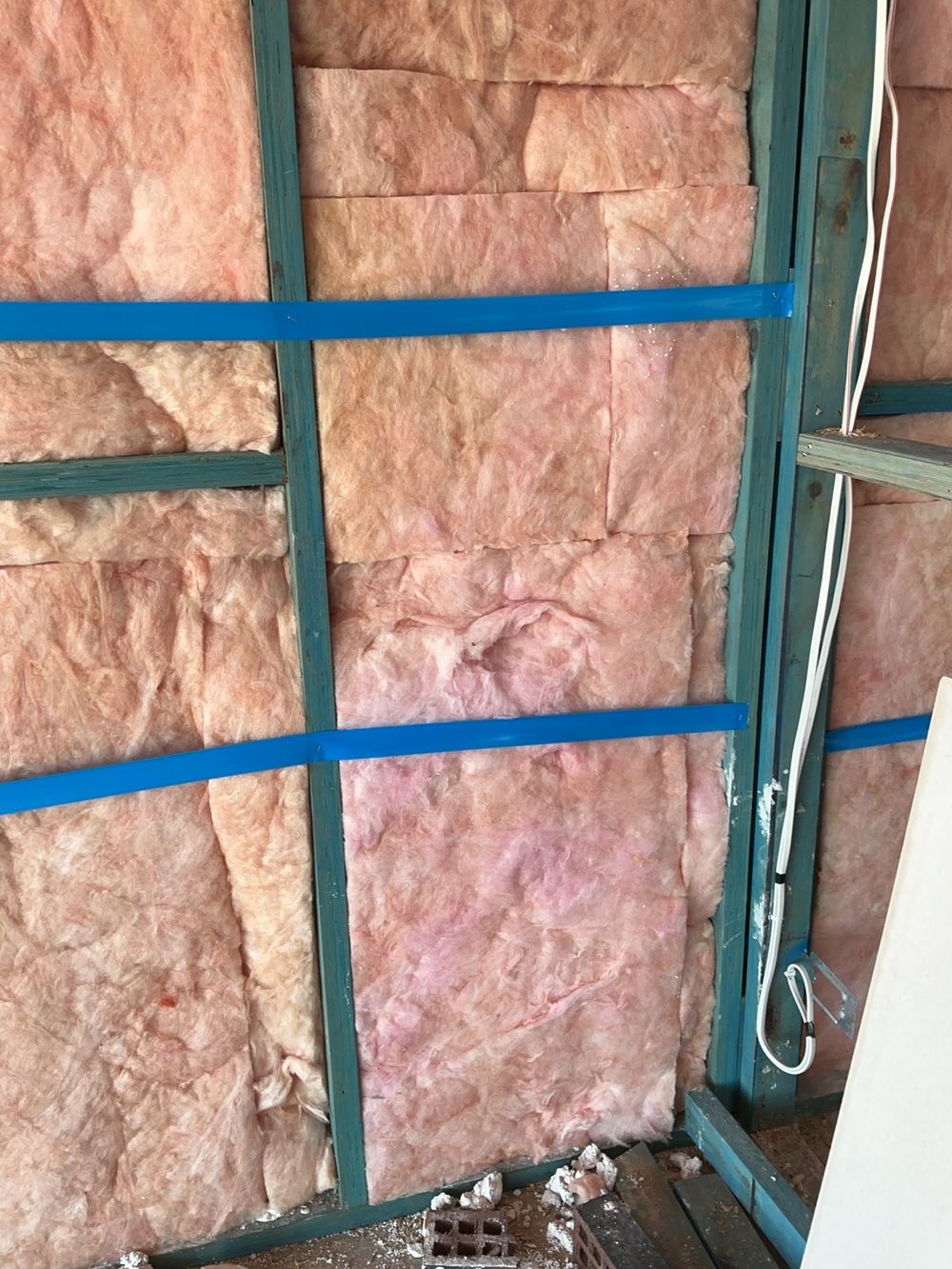 Lock-up (pre-plaster) inspection in Cobbitty